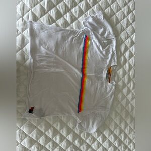 Aviator Nation striped boyfriend T-shirt